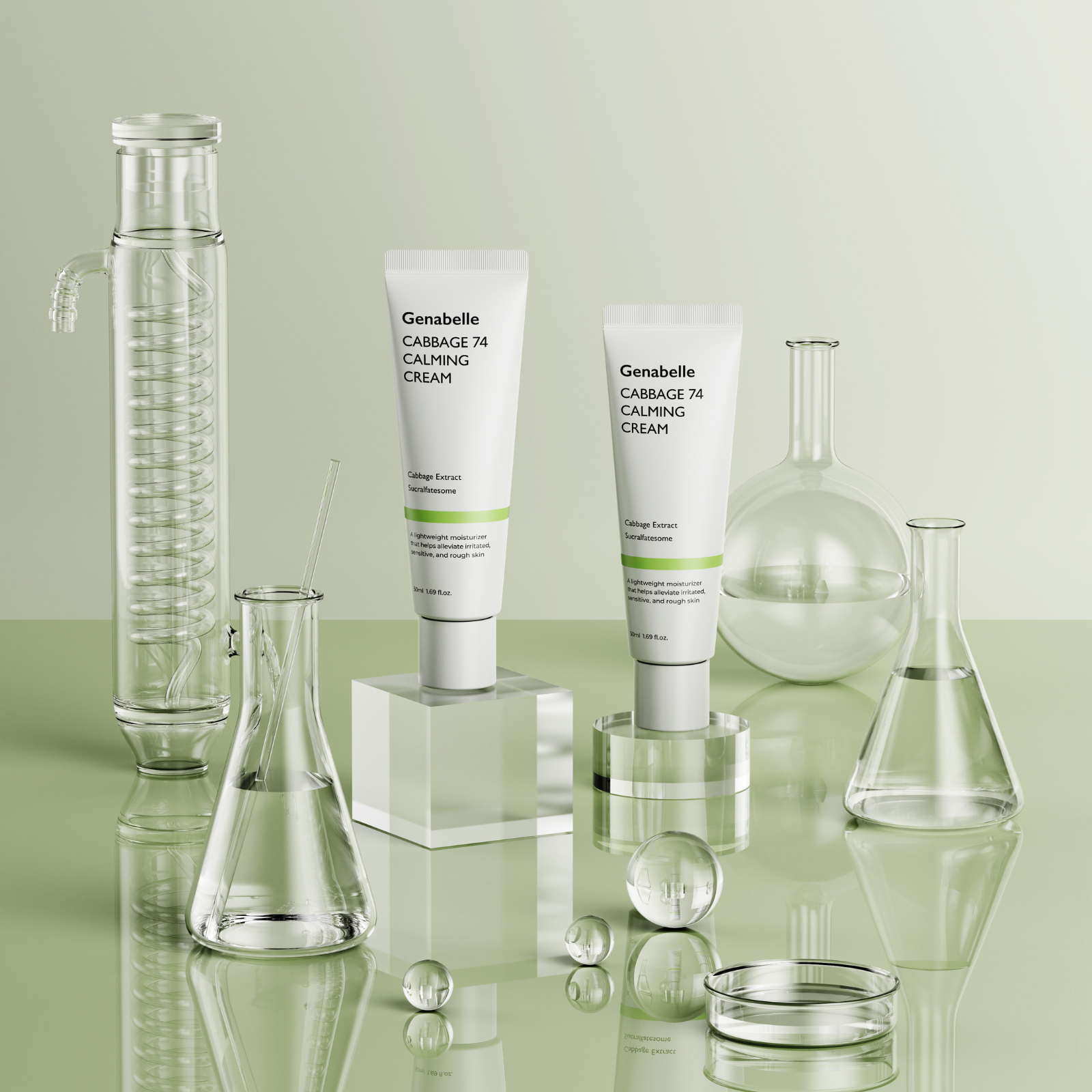 [Genabelle] Cabbage 74 Calming Cream